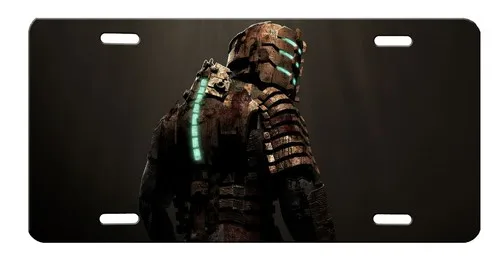Dead Space Isaac Clarke Anime High Gloss Aluminum License Plate Aluminum