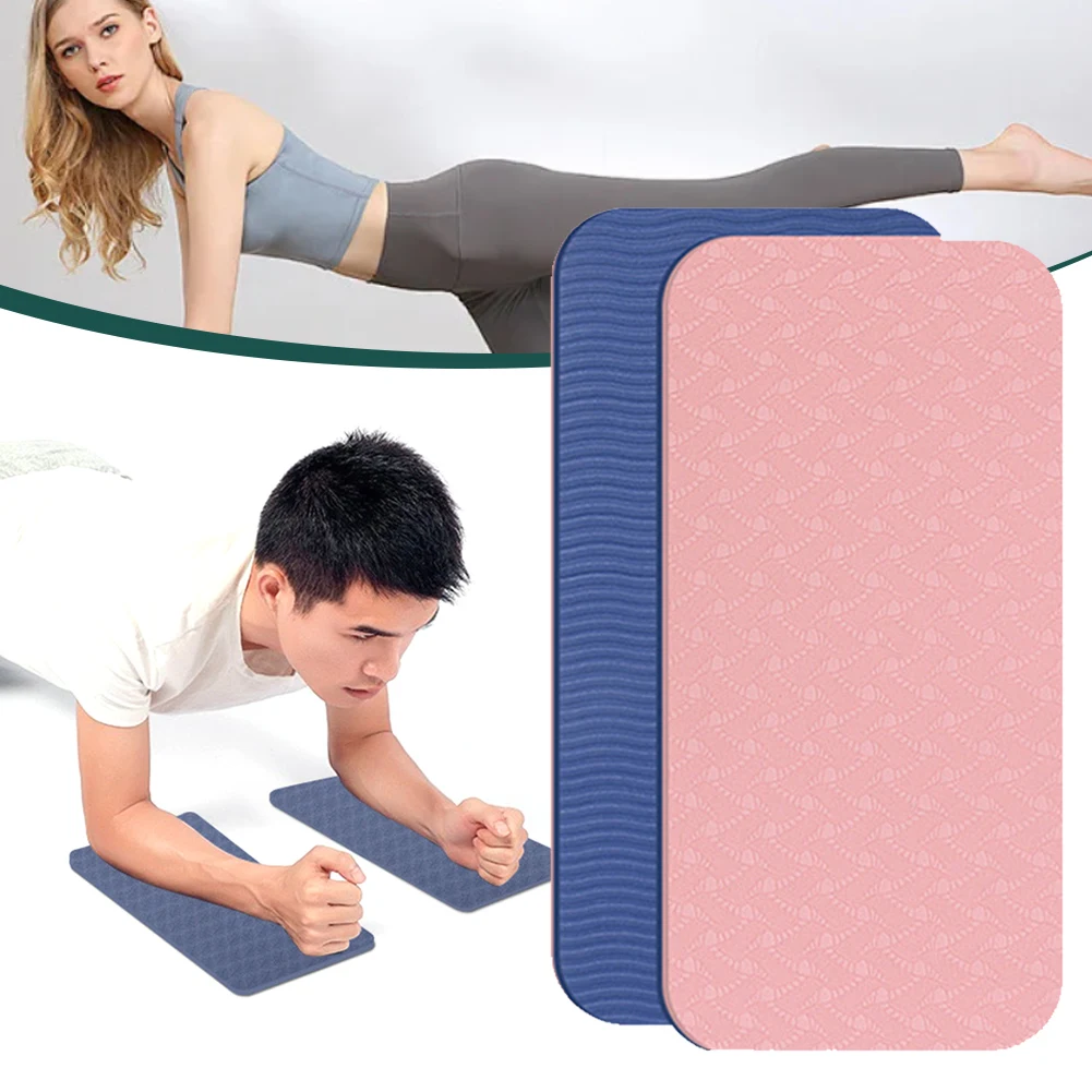 2Pcs Yoga Kneeling Pad Comfortable Soft TPE Pad Knee Elbow Protective Cushion for Elbow Leg Arm Balance Exercise Fitness Workout