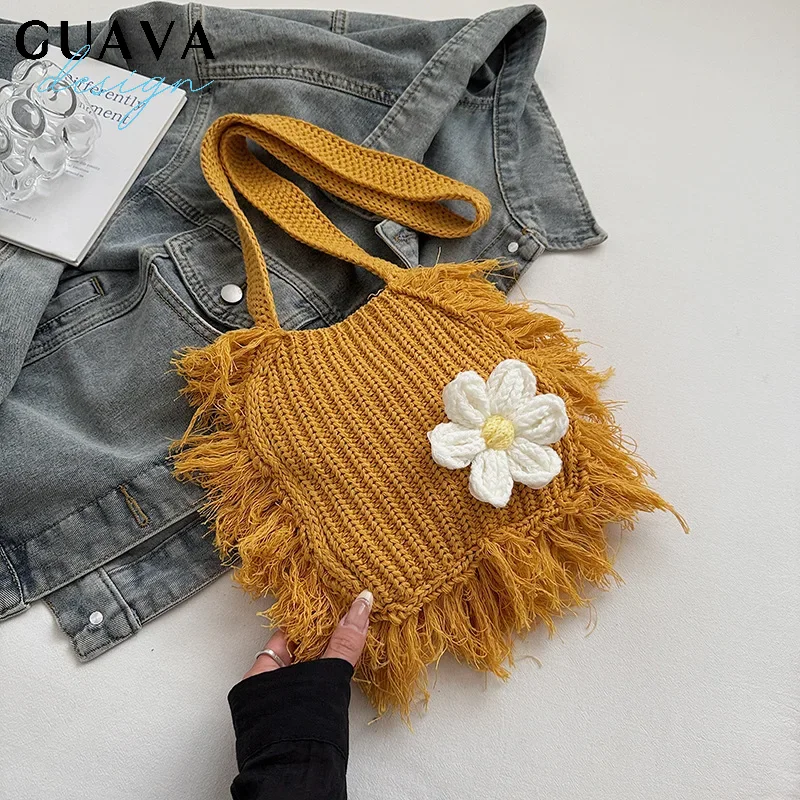 

Women Weaving Clutches Top-handle Bag Large Portable Shoulder Bag Summer Beach Purses Shopper Satchel Female Tote Bags Handbags