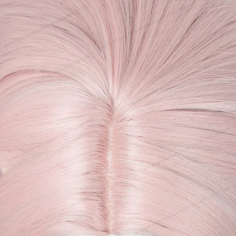 25COSJiao تشيو شعر مستعار تأثيري الشعر الاصطناعية هونكاي ستار السكك الحديدية Jiaoqiu 68 سنتيمتر طويلة النساء الوردي التدرج الشعر أنيمي مقاومة للحرارة الباروكات