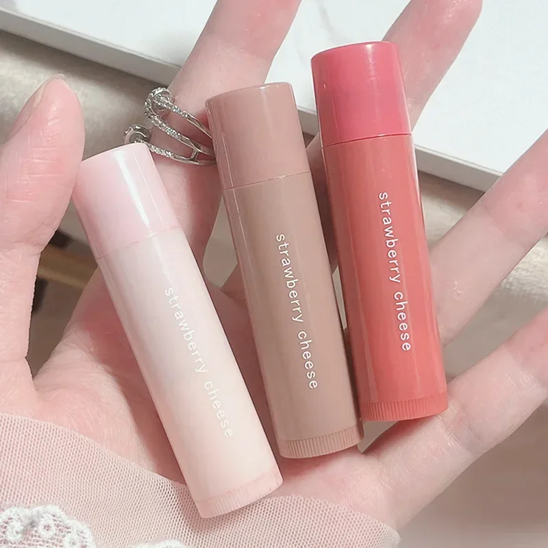 Japanese Lipstick with Simple Design Hydrating Lip Balm Colored Moisturizing Lipgloss Lip Tint Makeup Lip Care Base Cosmetics