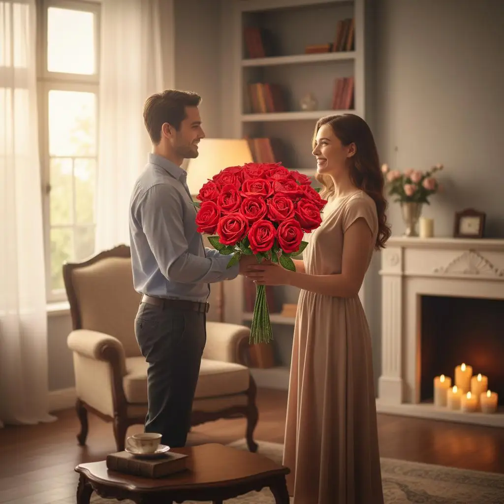 

Искусственные цветы, 60 шт., реалистичные красные розы из пенопласта, оптом, искусственные красные розы для свадебного декора с стеблями, для самостоятельного изготовления свадебных букетов.