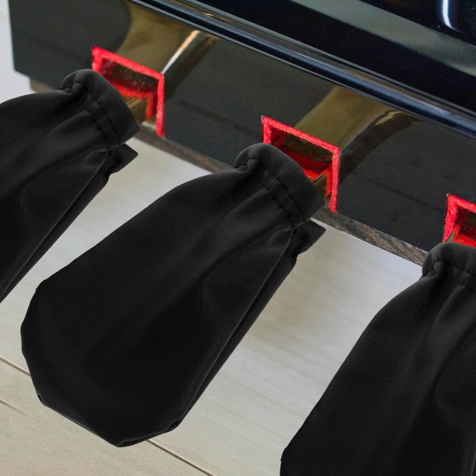 

Piano Cover Pedal Foot Pad Case Electric Pedals Set of Stools Accessories Fiber