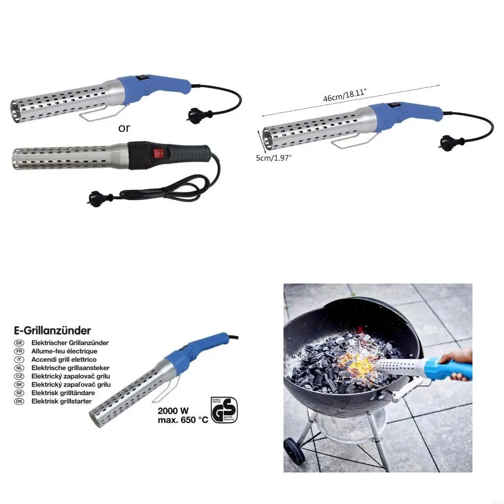 

Starter Charcoal Starter and for BBQ Smoker Grill Electric Starter Q5WC