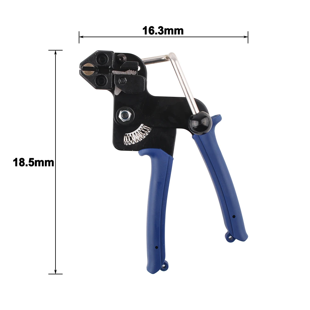 Stainless Steel Cable Tie Gun Wrap Tool Metal Zip Tie Tightener Tensioning & Cutting Functional Cable Tie Gun