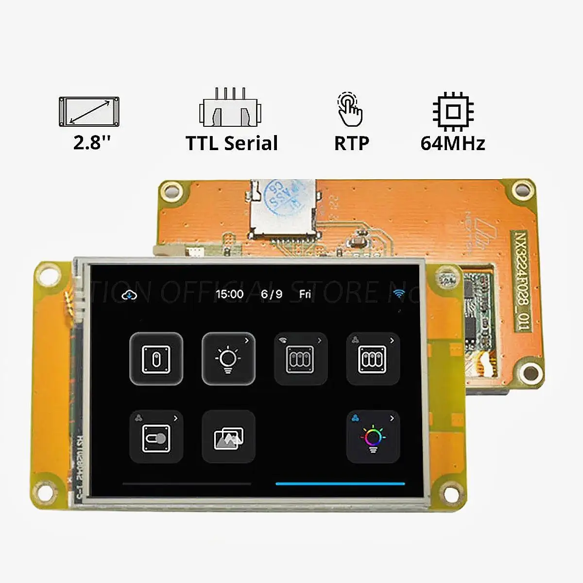 Imagem -02 - Nextion-discovery Series Hmi Lcd Resistive Touch Display Module Depuração Simulador Livre Operador de Atribuição de Suporte Nx3224f024