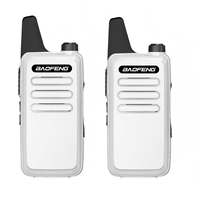 2PCS Baofeng R5 FRS Mini Walkie Talkie Long Range Portable Radio USB Charger VOX Two Way Radio Communication For Outdoor Camping