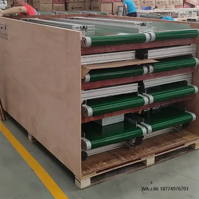 

Efficient Pvc Rough Top Pattern Conveyor Belt with Guide Strip for Carton Sealing Machine