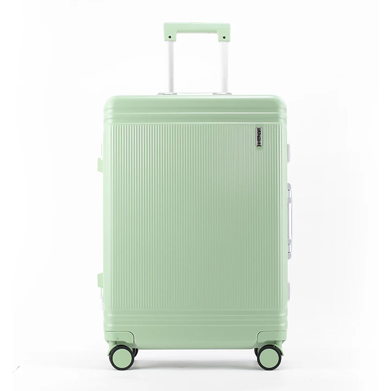 

Travel Luggage PC Aluminum Frame Trolley Suitcase Unisex 26-inch Luggage and 20-inch Carry-On Suitcase Smooth-Rolling Wheels