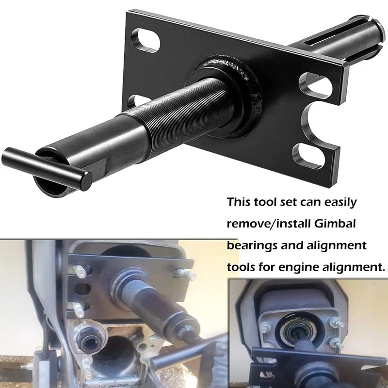 Gimbal Rolamento Extrator Removedor, Rolamento Instalador e Enderment Ferramentas Set para Mercruiser Alpha MR Bravo OMC e Volvo