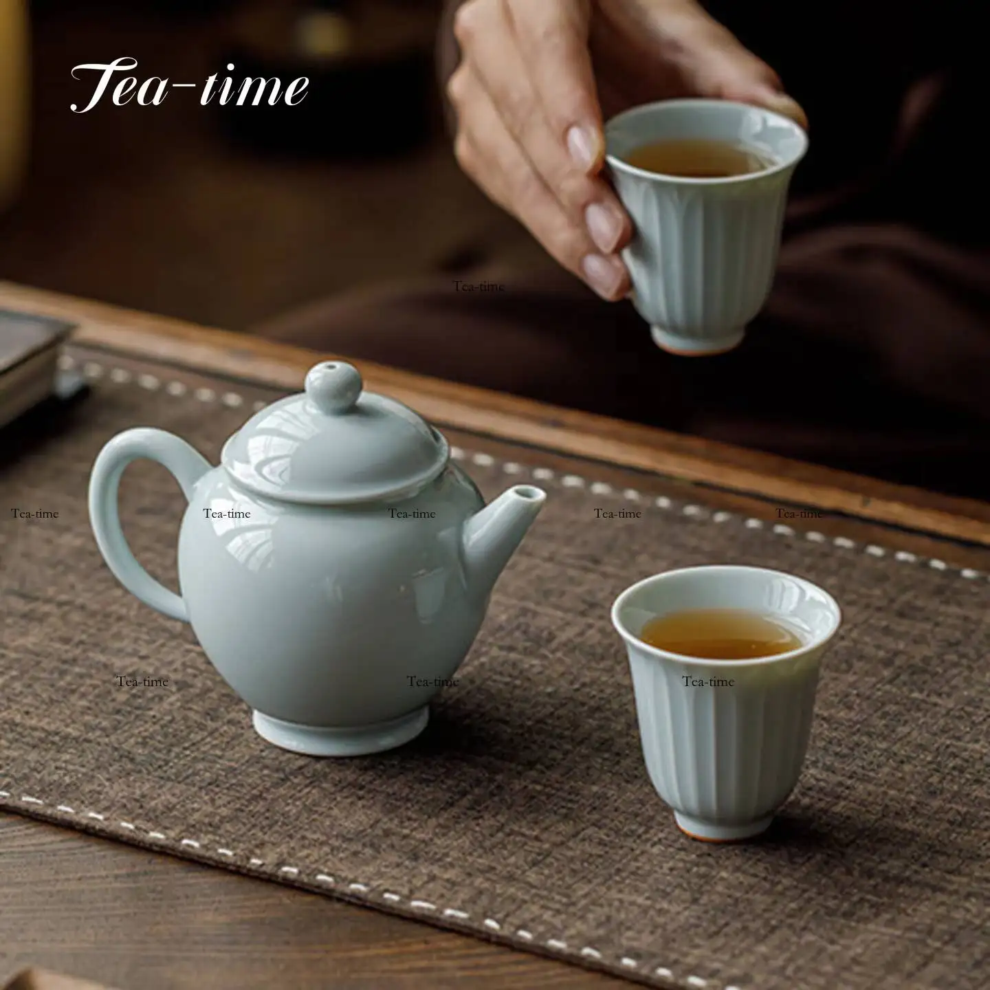 Antique Tea Teapot Cups Set Ceramic Home Kung Fu Tea Set Gift Chinese Cup Accessories Gongfu Gaiwan Porcelain Teacup Luxury Tool view 5