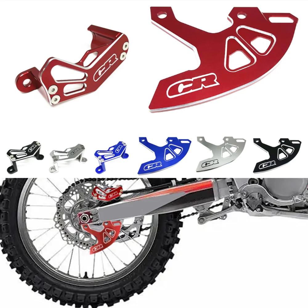 Motorcycle Accessorie CNC Rear Brake Disc Guard Caliper Cover For Honda CR 125 125R 250 250R 2002-2008