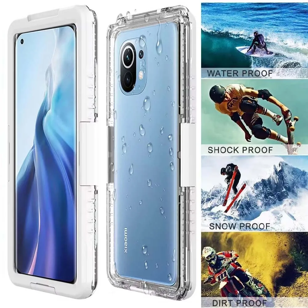 Universal Waterproof Phone Case for Infinix Note 40 Pro+ 30 Pro Pouch Swim Full Coverage Shockproof Bumper Protective Shell