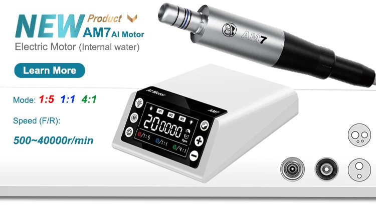 AI-X-SG20L Dental Implant Low Speed Contra Angle 20:1 Outer Water Spray Handpiece Supply for CA Burs