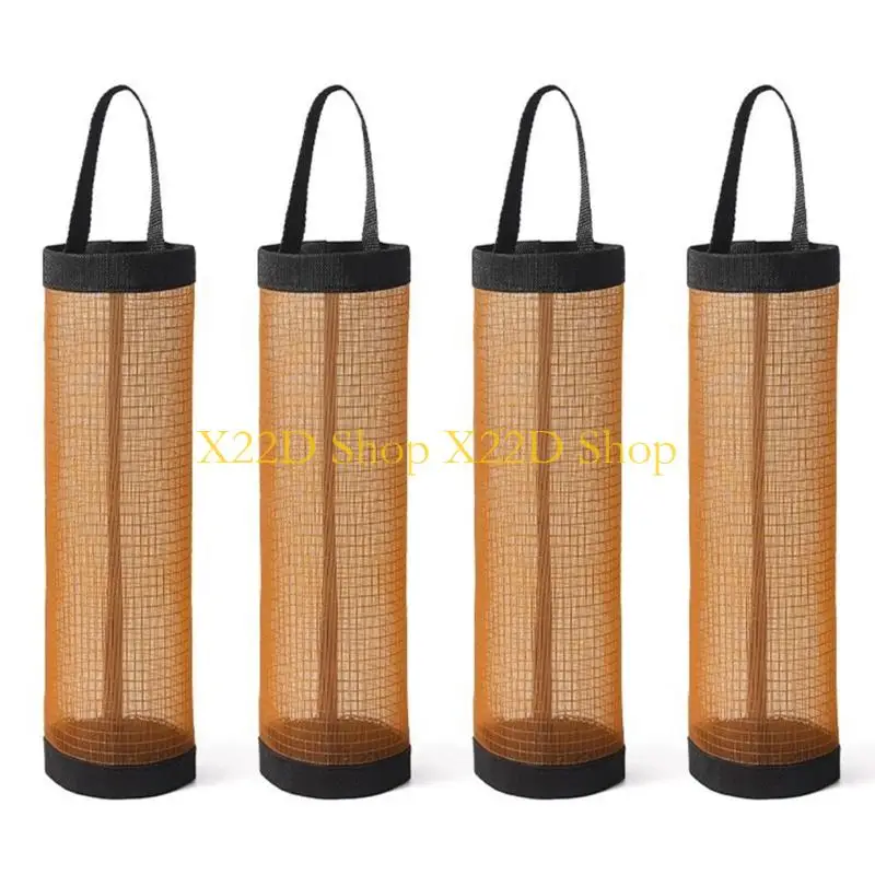 X22D Sturdy Household Storage Pouches For Plastic Bags Wall Mount Kitchen Garage