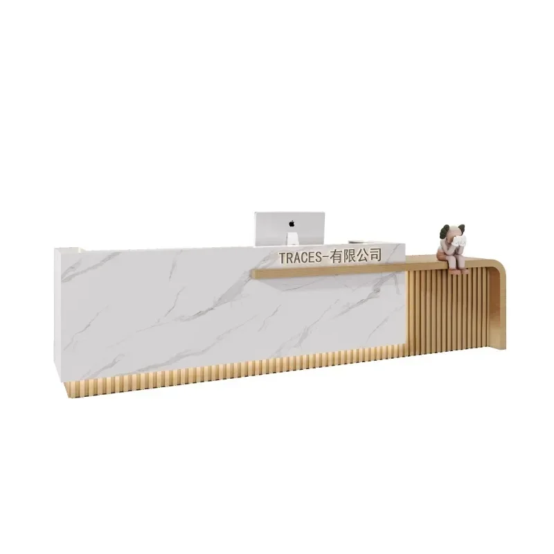 Podium Counter Modern Reception Desk Lectern Restaurant Beauty Salon Reception Desk Luxury Front Desk Recepcion Bar Furniture