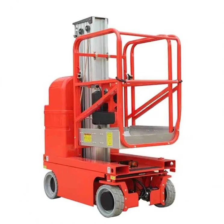 Indoor Warehouse 6m 8m 10m 12mSelf Driven Aluminum Alloy Hydraulic Lift Aerial Work Platform Cleaning Building Window Customized