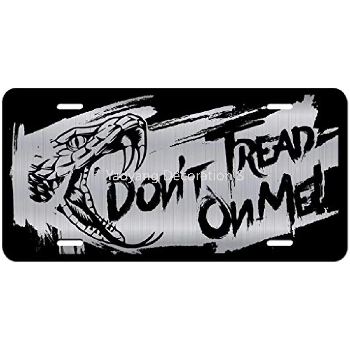 

New Don't Tread On Me Snake Vanity Front License Plate Tag vintage farmhouse decor room decoration home decor home accessories