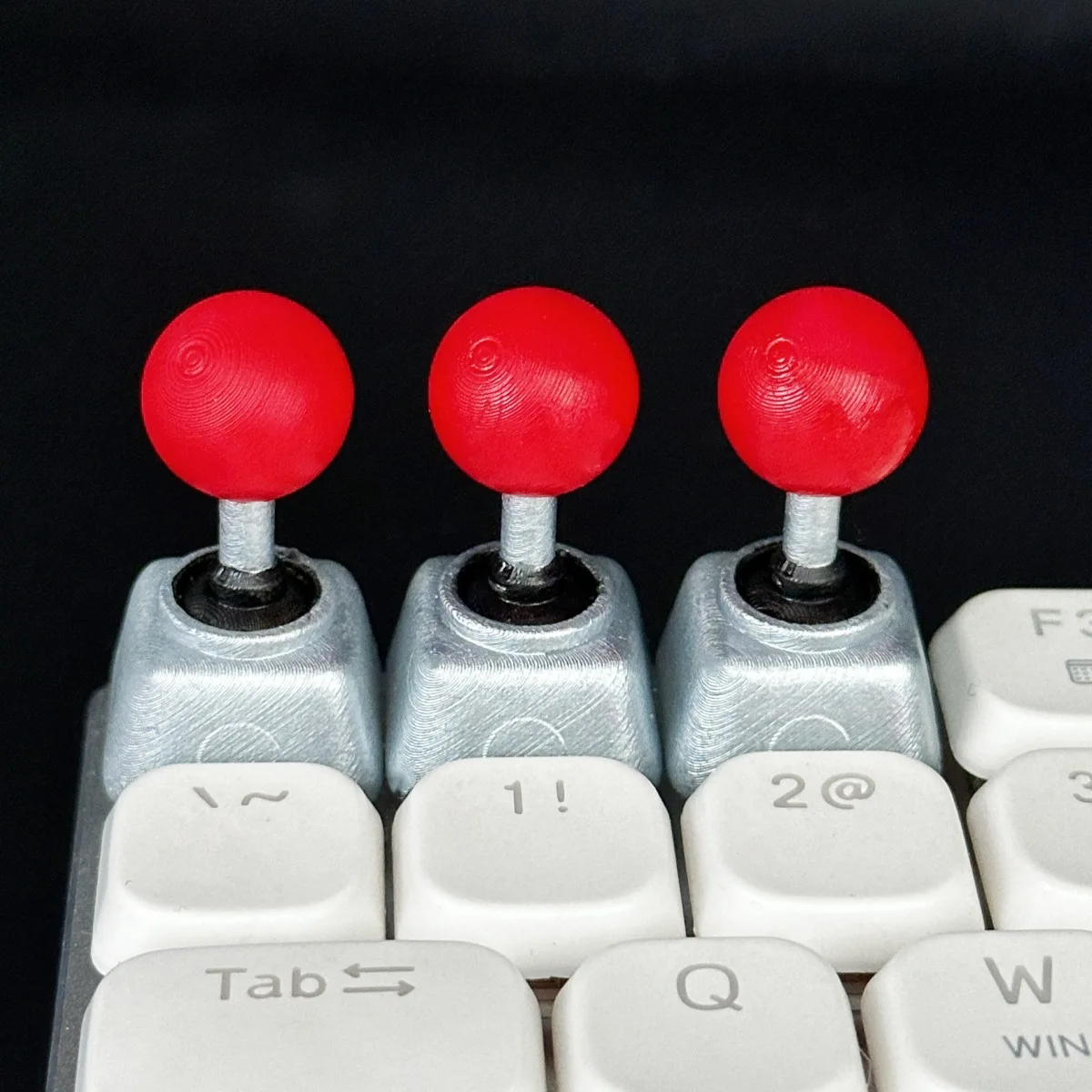 3D resin personalized DIY retro game hand stick keycap cartoon cross mechanical three-dimensional keycap single replacement