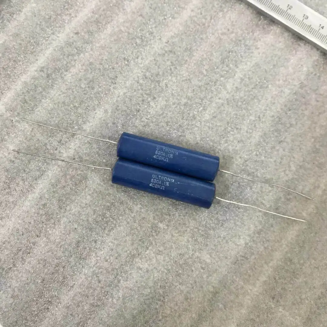 2pcs  Precision Resistor for HiFi, ULTRONIX 520A 400KΩ 0.1% Original Imported
