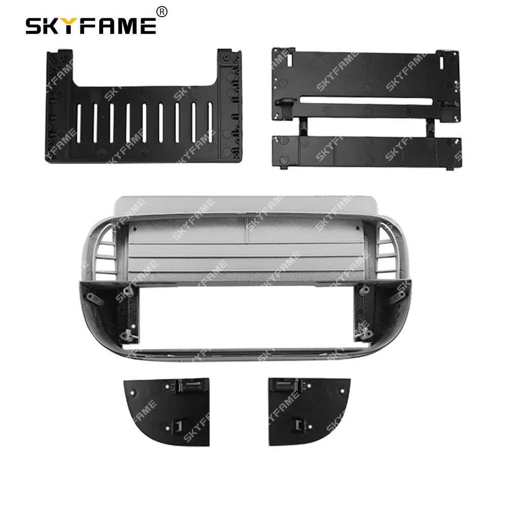 SKYFAME إطار السيارة فآسيا محول أندرويد راديو داش تركيب لوحة عدة لشركة فيات 500