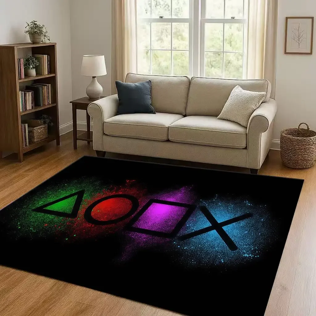 

Коврик-дорожка «27 стилей» для геймеров: игровая зона, контроллер, нескользящий, для гостиной, спальни, детской, игровой комнаты, дивана, домашнего декора, придверный коврик
