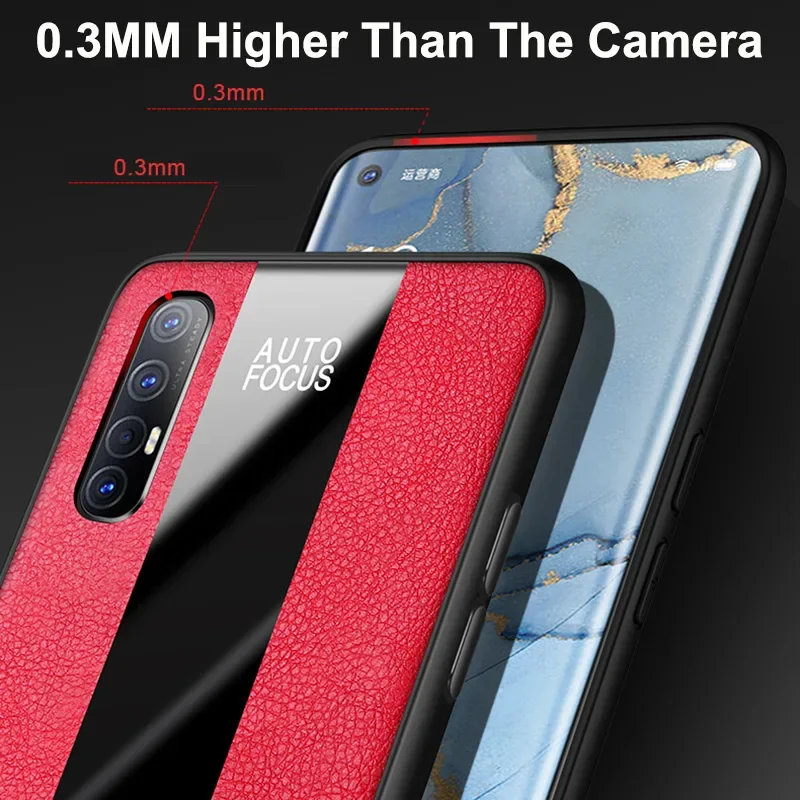 Luxury Ring Leather Phone Case For OPPO Reno 2 Z 2Z 2F 10X Zoom K1 K3 K5 K9 Pro Silicone Cover Case For Realme X XT X2 2 Pro