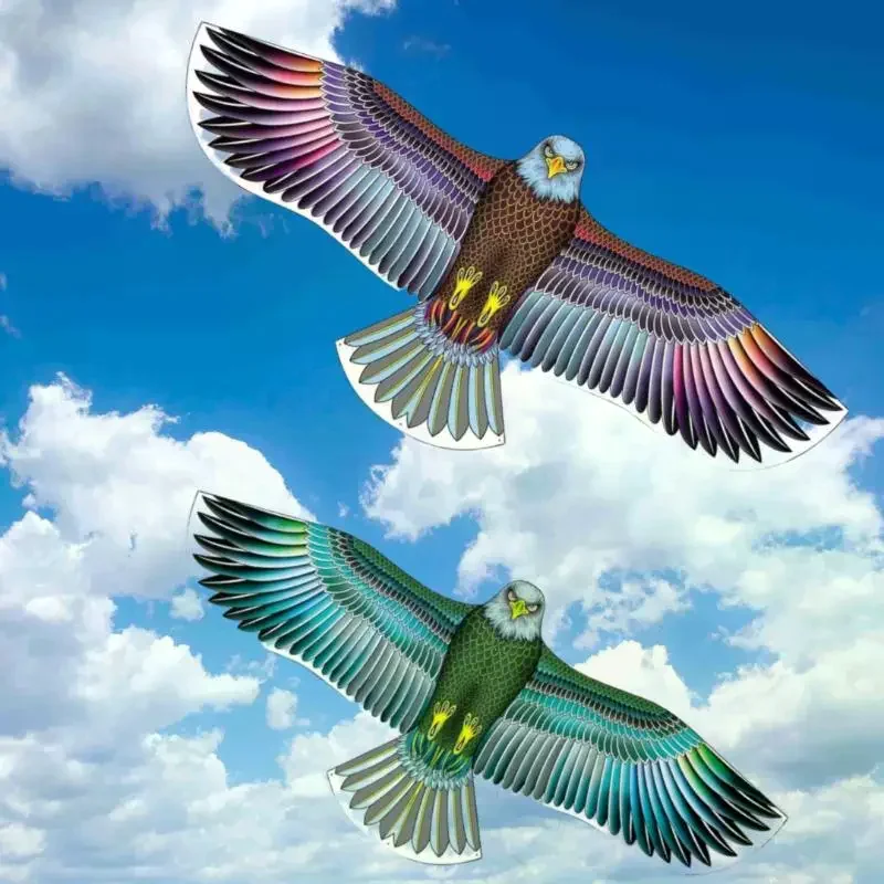 カラフルな鳥よけカイト、庭や庭園用、鷹模様、凧型、飛ぶ鷹カイト、鳥撃退、鳥よけ、鳥撃退装置