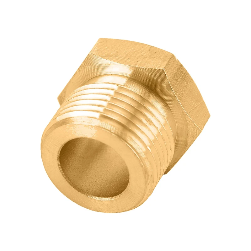 CGA-580 Nut and 3 inch Nipple - Brass with  Filter in Suitable for Helium Argon Nitrogen Tank Inlet Bottle Connection Regulator