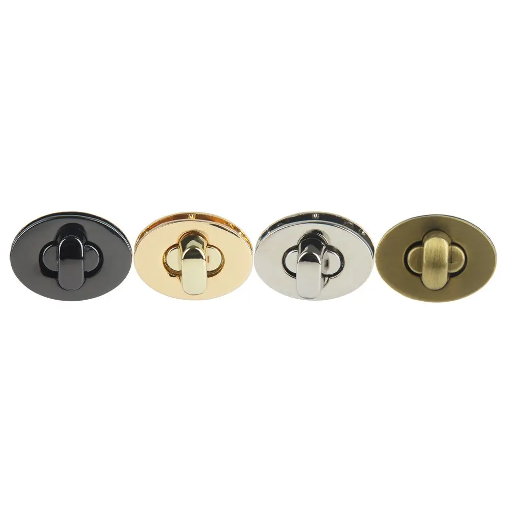 Practical Bag Accessories Handbag Oval DIY Turn Lock Hardware Clasp