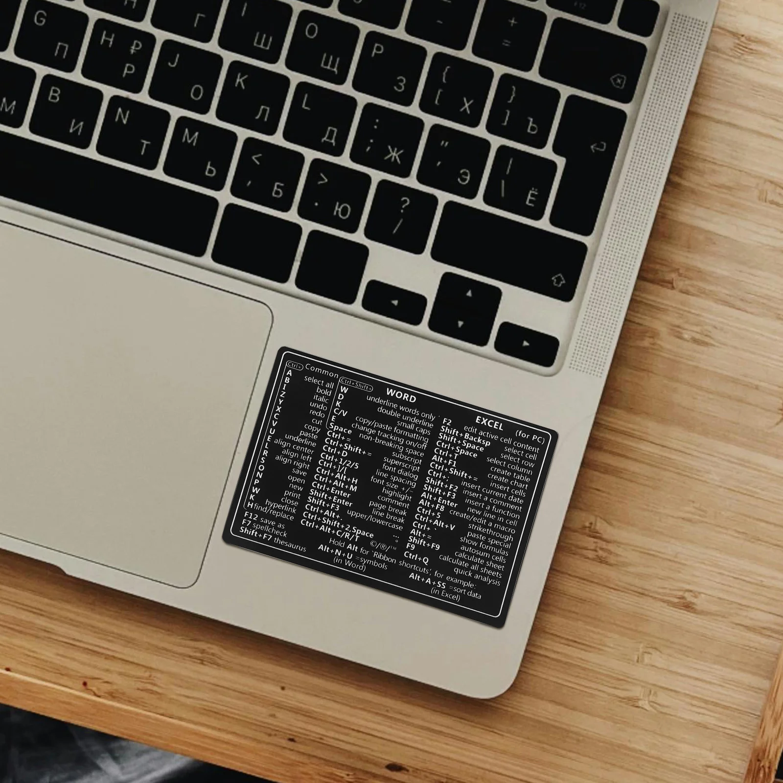 

4 Sheets Keyboard Stickers Laptop Accessory Transparent Paper Material Non Residual Durable Fit Perfectly Enhance