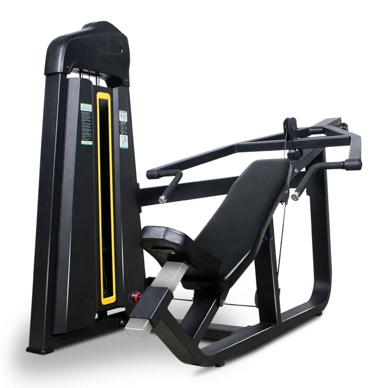 Pin Loaded Commercial Fitness Equipment Incline Chest Press Machine