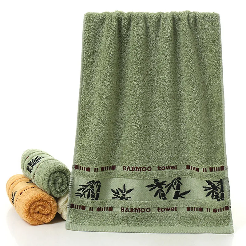 Ink Bamboo Jacquard Thickened Bamboo Fiber Towel Household Washcloth Soft Absorbent Cleansing Towel