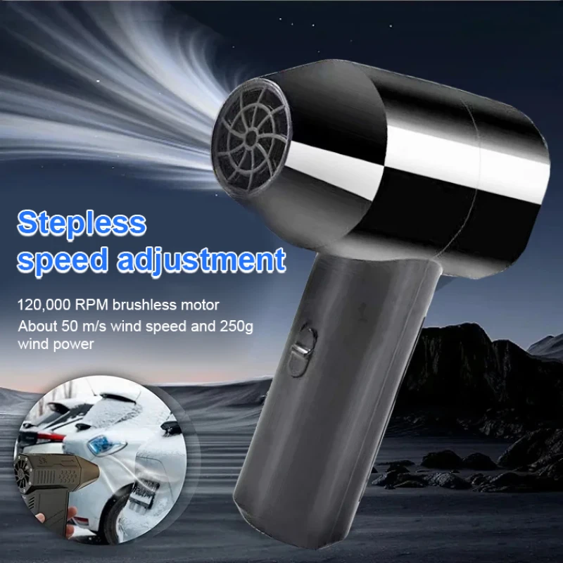 Powerful Electric Wireless Hairdryer Ionic Tech Strong Wind Heating&Cooling Air Blow Dryer