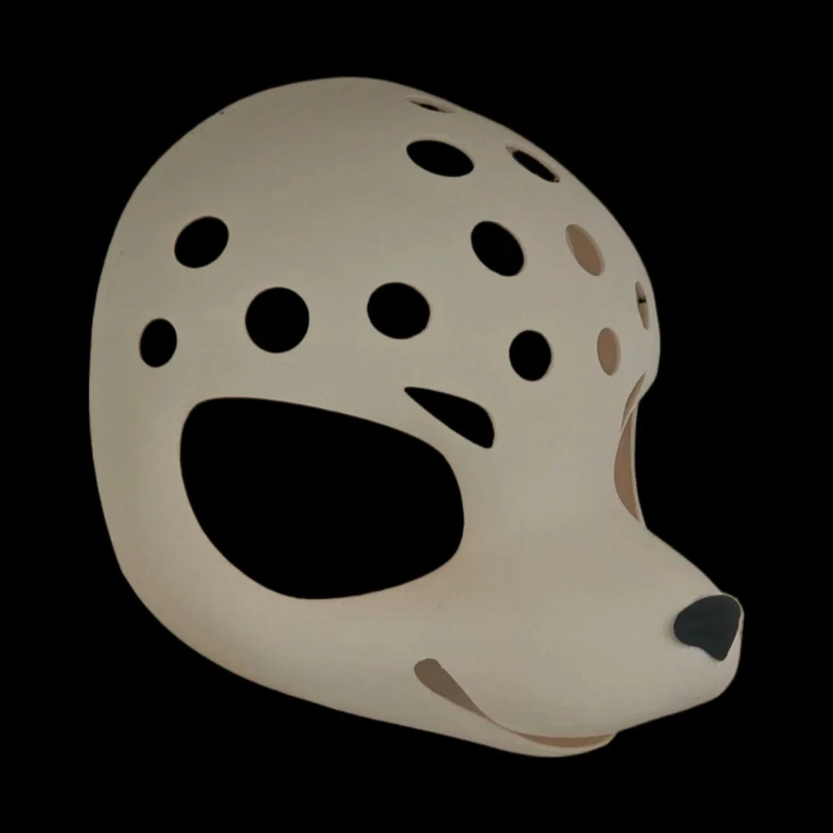 Kemono Short Snout Base Mask Fursuit Kig Serie Beast Suit Skull Furuit Costume PLA Printed Skull DIY Accessories Cosplay Prop 3