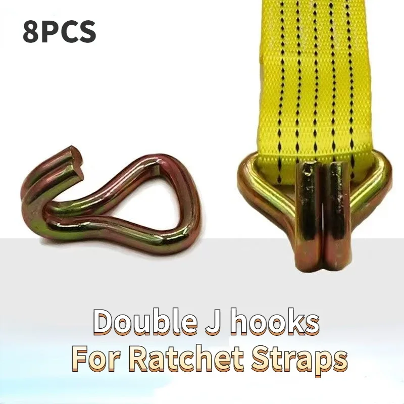 Heavy Duty  1inch   1.5inch ’Ratchet Tie Down Strap Dual J Hook Lashing Accessories