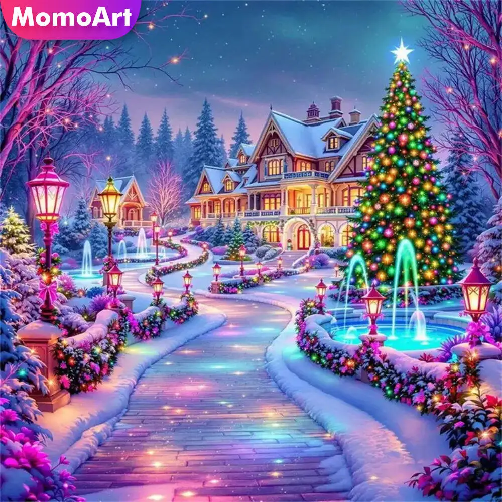 Momoart Bär Diamant Mosaik Tier voller Runde Diamant Malerei Mond Stickerei neue Ankunft handgemachte Hobby