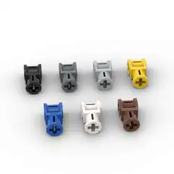 MOC 10PCS 32039 Axle Connector With Hole Bricks Building Blocks House Educational Particle Idea Toys Children Birthday Kid Gifts