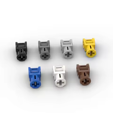 MOC 10PCS 32039 Axle Connector With Hole Bricks Building Blocks House Educational Particle Idea Toys Children Birthday Kid Gifts