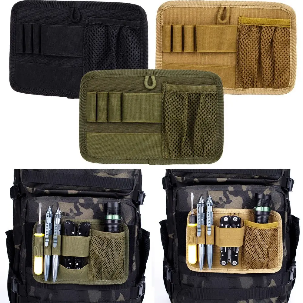 Pastable Insert Modular Organizer Outdoor EDC Insert Panel Organizer Nylon Utility Admin Pouch Organizer Tactical Bag Backpack