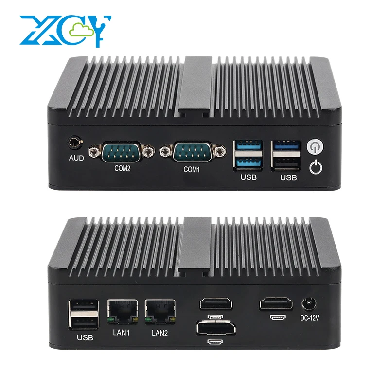 

Fanless Mini Industrial PC Intel N150 2x Serial Ports RS232 2x Ethernet 2xHDMI 1xDP 6xUSB WiFi 4G SIM Slot Windows11/10 Linux