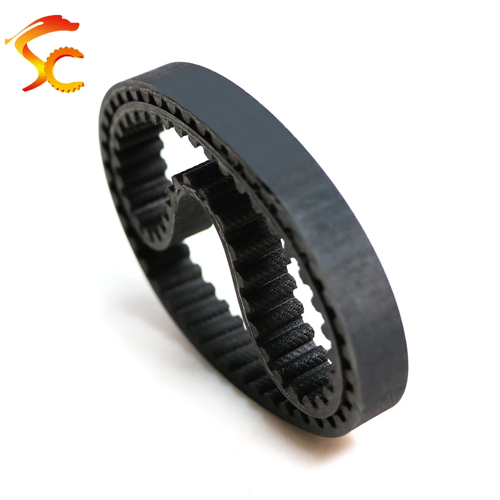 HTD 5M Rubbe Timing Belt 5M 120/150/175/180/185mm Width 10/15/20/25mm 5M Circular Arc tooth Closed Loop Synchronous Belt