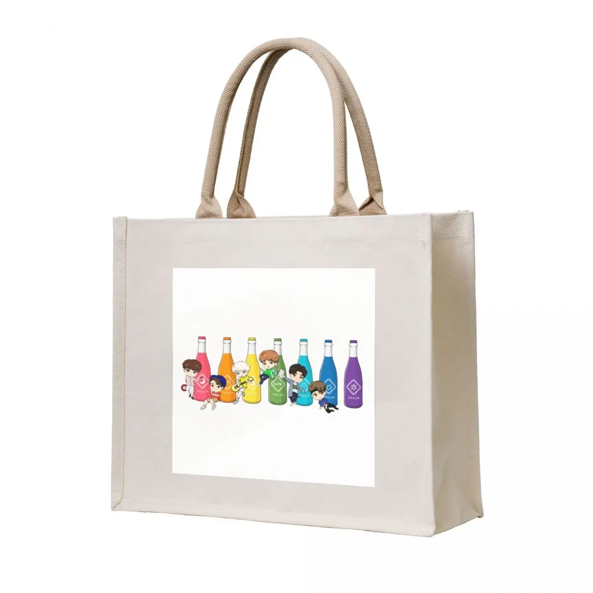 

Astro Baby Soda Bottle Chibi Fanart Tote Bag shopping bag logo ecological bags shopper bags for women female bag