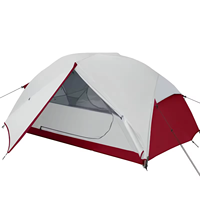 Windproof Hiking Gear Lightweight Aluminum Pole Backpack Folding Family 2-3 People Camping Tent