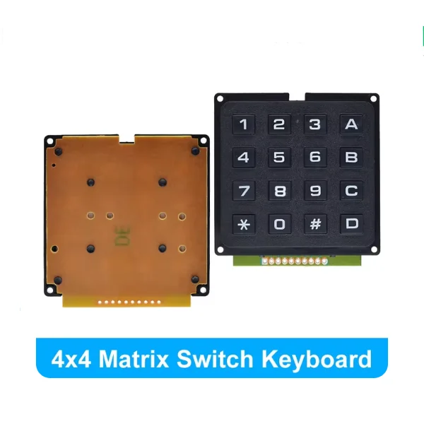 Microcontroller Toetsenbord Matrix Schakelaar Toetsen 4X3 4X4 12 Toetsen 16 Toetsen Industriële Toetsenbord Module Rij en Kolom Scannen