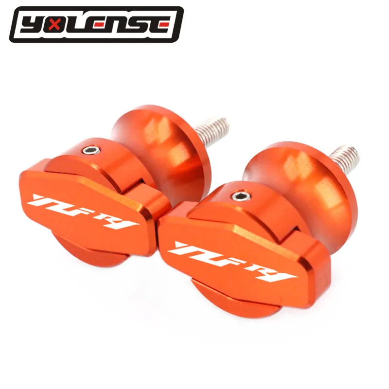 For YAMAHA YZFR1 YZF-R1 YZF-R3 YZFR3 YZF R1 R3 Motorcycle CNC M6 Swingarm Sliders Spools Paddock Stand Bobbins