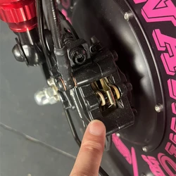 Himoto American edition Off road anti slip wide tire electric bicycle Front and rear wheel hydraulic brakes Equipped with brake