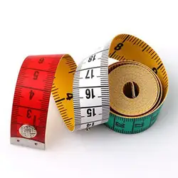 150cm  Mini Leather Body Measuring Ruler Sewing Cloth Tailor Tape Measure Soft Flat Ruler with Button Measuring Tape