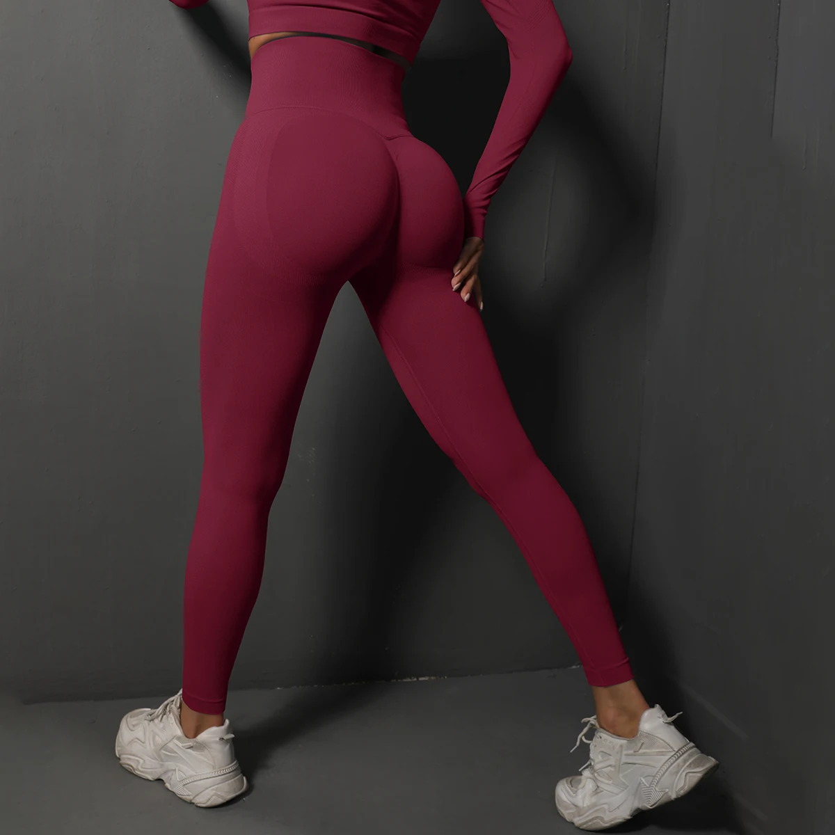 Vrouwen yoga leggings heupen tillen gym leggings naadloze sportbroek hoge taille fitness leggings bubble butt workout hardloopbroek