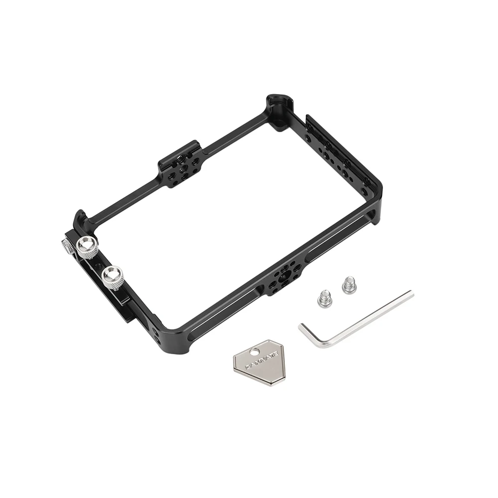 CAMVATE F5 Pro/F5 Pro V2 staffa per gabbia per Monitor da 5.5 "con morsetto per cavo compatibile HDTV per accessori Video fotografici FeelWorld